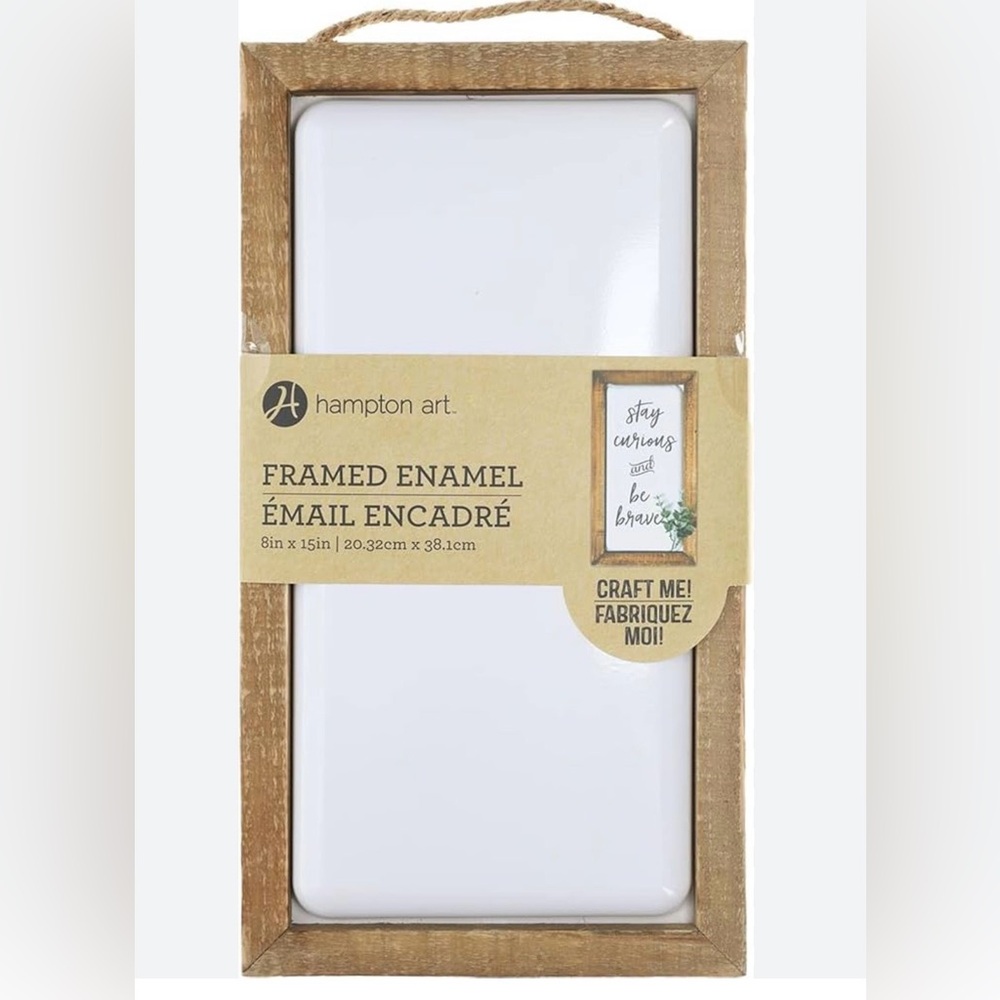 Hampton Art Rustic Framed Enamel